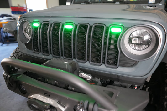 2024-2025 Jeep Wrangler / Gladiator Grille RGB LED Lights